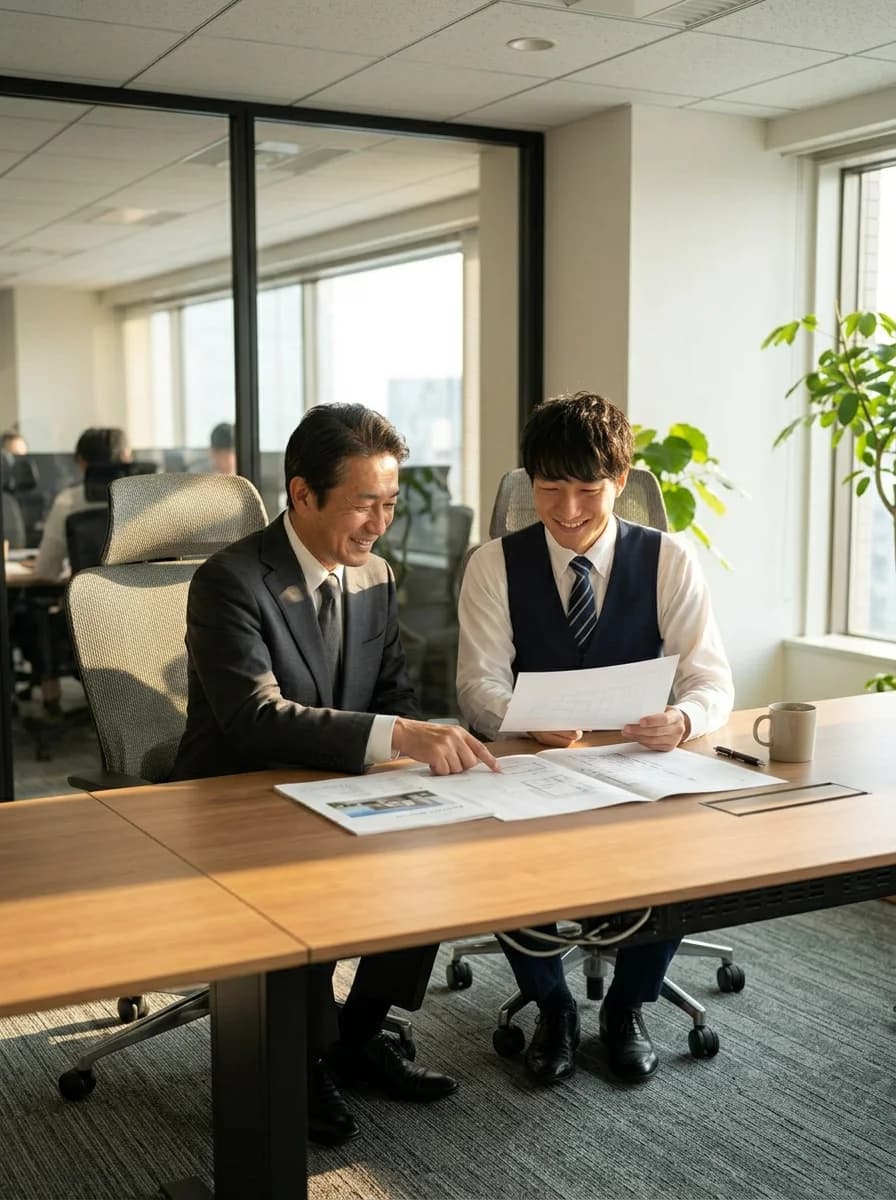 お客様との打ち合わせ風景