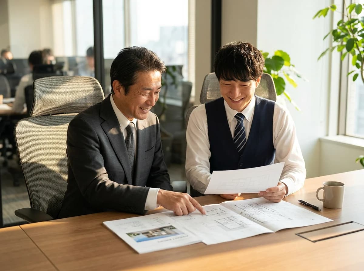 お客様との打ち合わせ風景