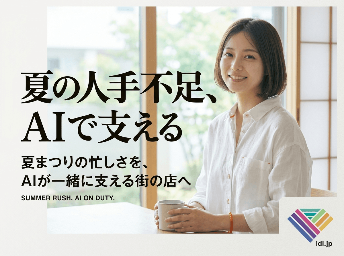 夏祭りシーズンの人手不足をAIで補う方法とは