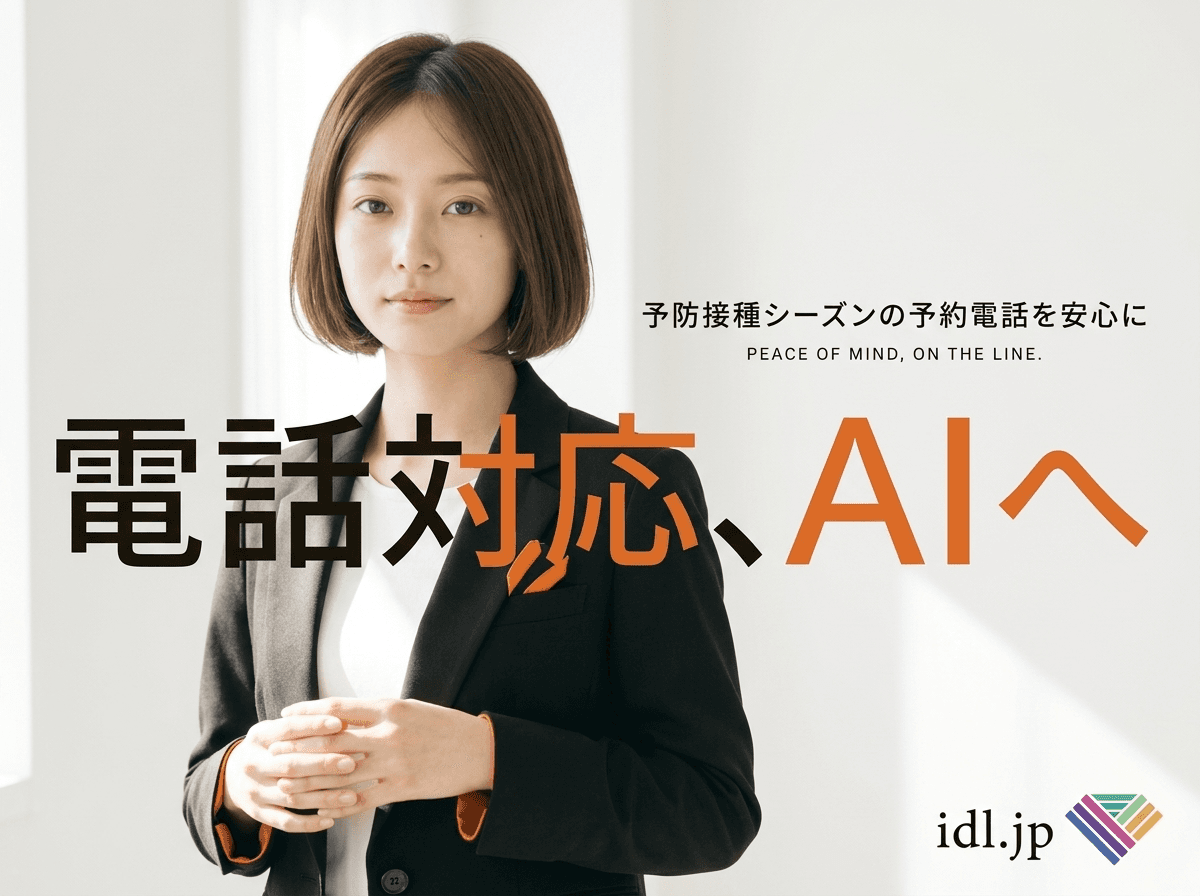 インフルエンザ予防接種シーズンの予約電話、クリニックがAIに任せる方法は?