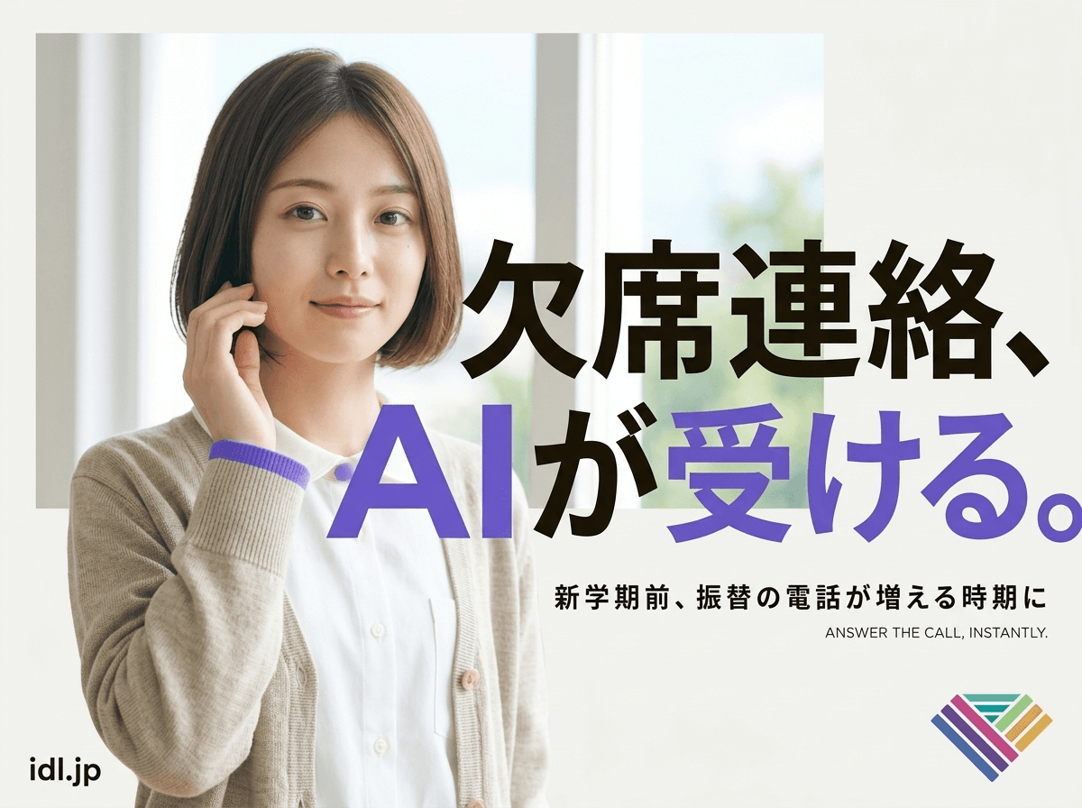 学習塾の欠席・振替連絡をAIに任せる方法