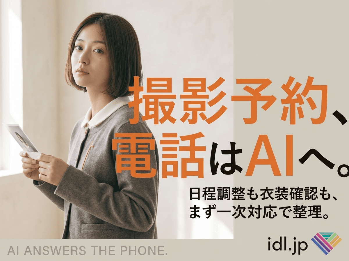 七五三の撮影予約の電話対応をAIに任せる方法