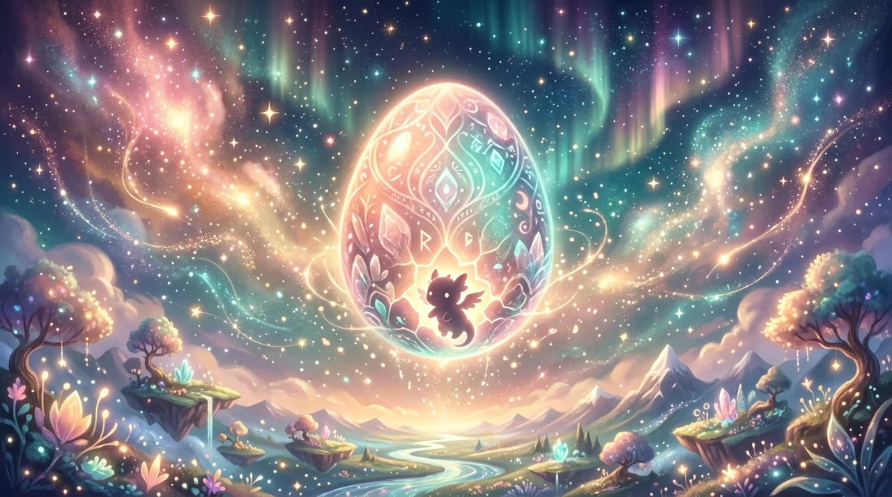 光の世界 LUMINA に浮かぶ、あなただけの卵