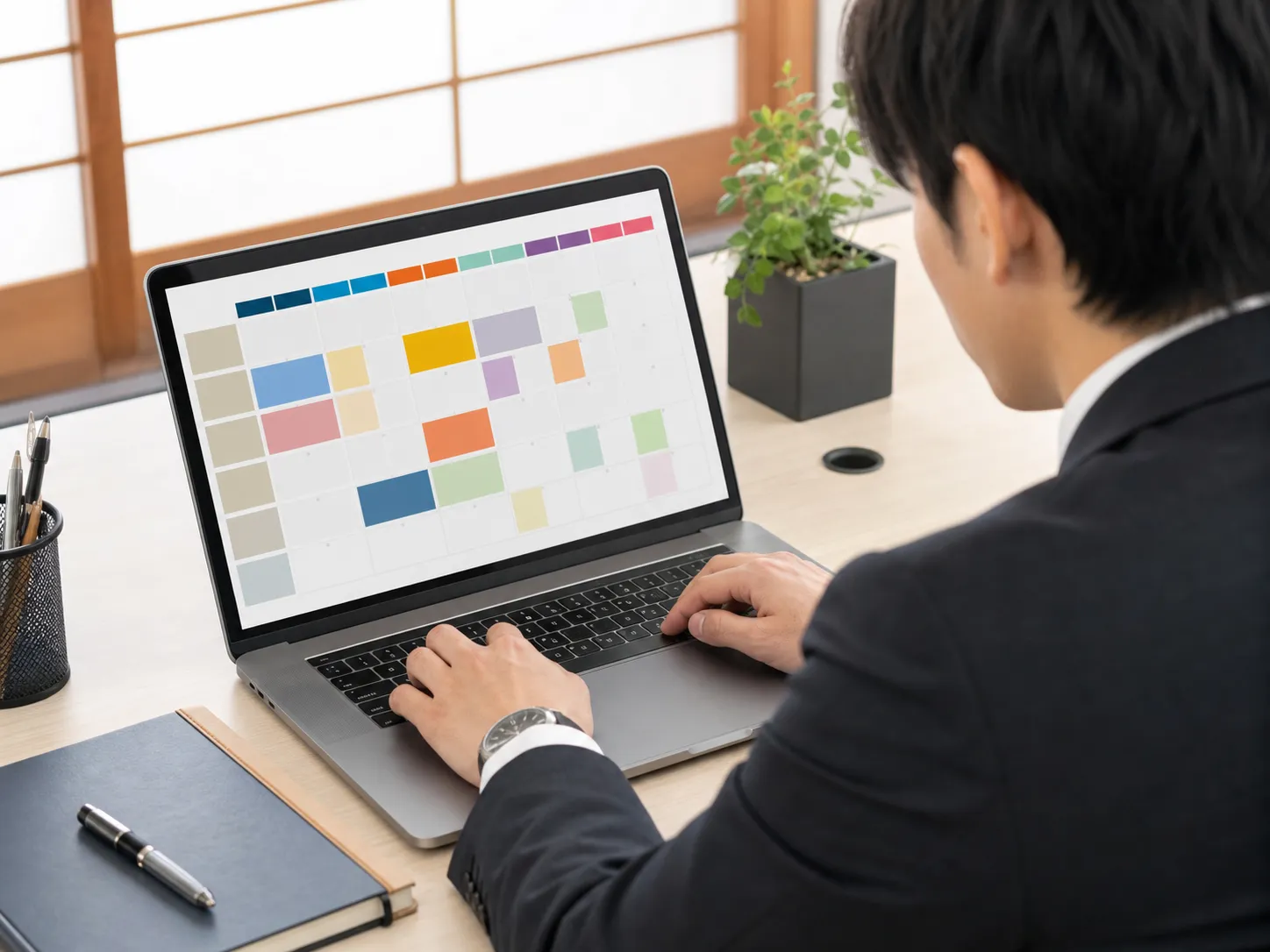 SNSコンテンツカレンダーの活用イメージ